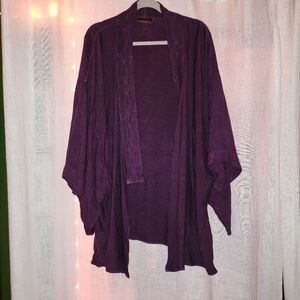 Tienda Ho Purple Plush Cape